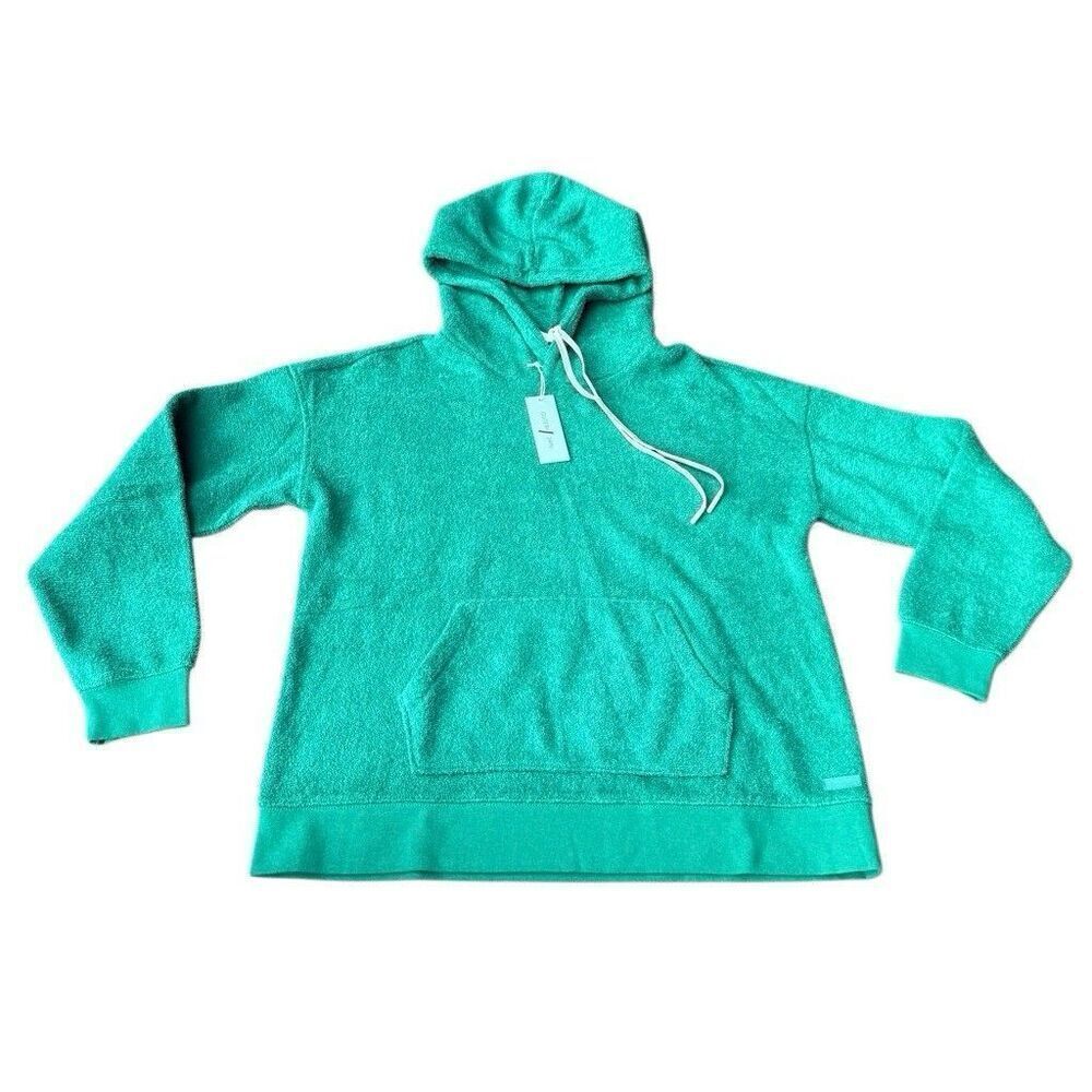 Outerknown Women's Hightide Kelly Green Terry Hoodie Size Small NWT $128 226006
